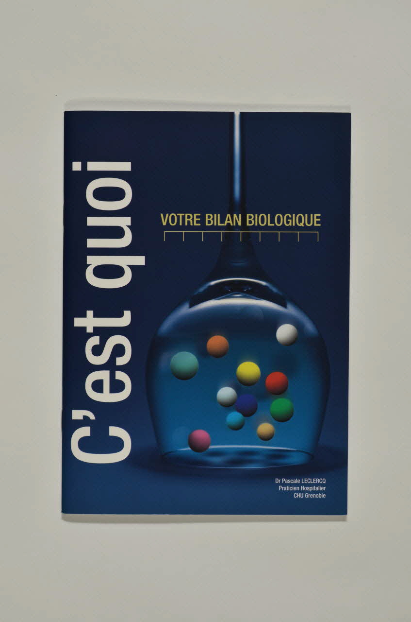 Laboratoires Abbott BROCHURE "C'est quoi votre bilan biologique" France 2004/9 2008.32.172 Photo Mucem