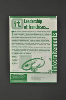Actions Traitements revue Infotraitements n°166, novembre 2007 : "Leadership et franchises" France 2007/11 2008.32.185 Photo Mucem
