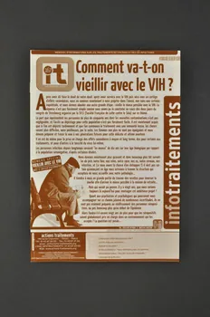 Actions Traitements revue Infotraitements n°167, décembre 2007 : "Comment va-t-on vieillir avec le VIH ?" France 2007/12 2008.32.186 Photo Mucem