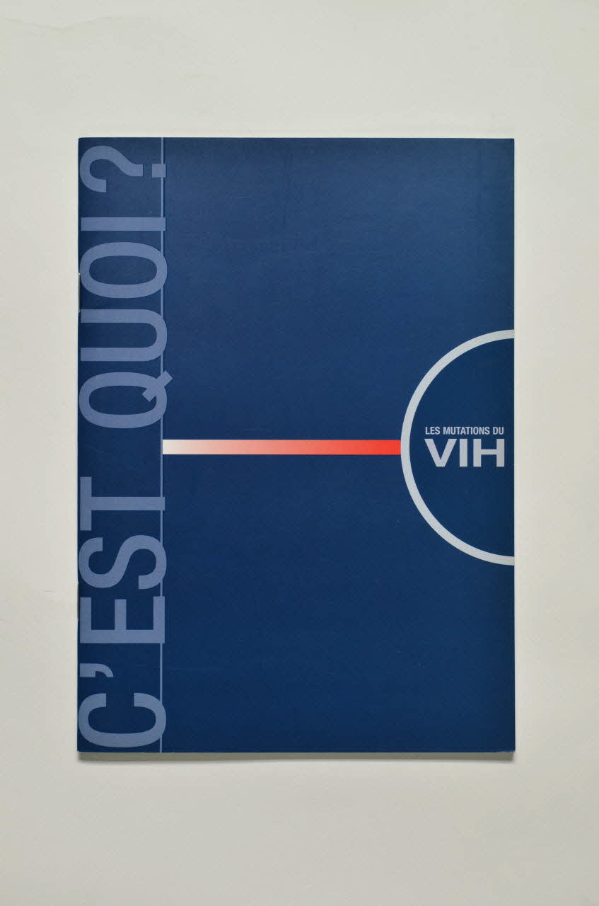 Laboratoires Abbott BROCHURE Les mutations du VIH. Collection :"C'est quoi?" France 2008 2008.32.195 Photo Mucem