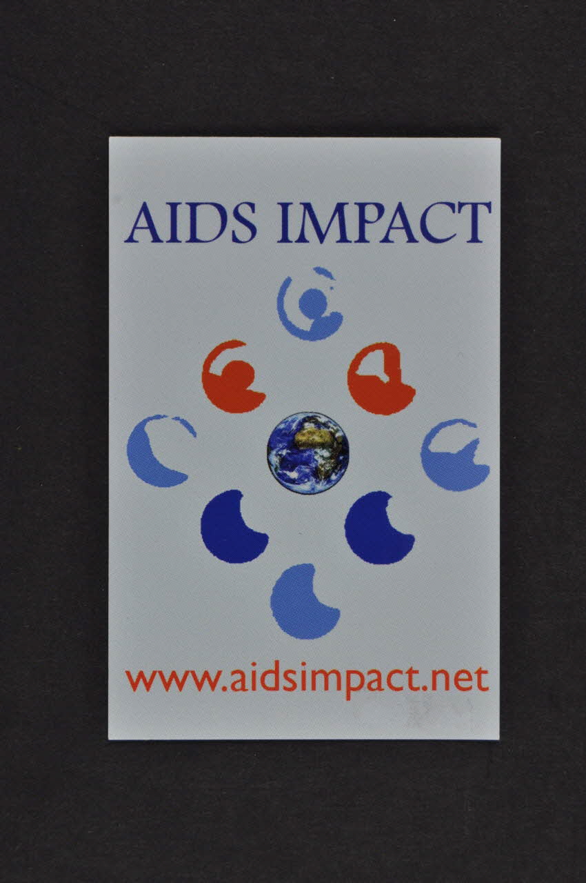 Aids Impact Carte d'information "AIDS Impact" International 2006/7 2008.32.21 Photo Mucem