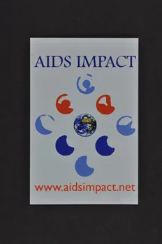 Aids Impact Carte d'information "AIDS Impact" International 2006/7 2008.32.21  Photo Mucem