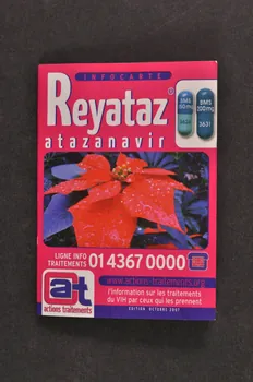 Actions Traitements Dépliant "Reyataz" France 2007/10 2008.32.213 Photo Mucem