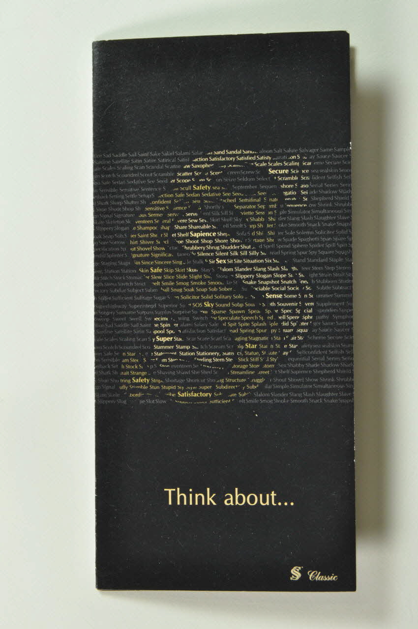 SS Condoms Dépliant "Think about..."  (Pensez-y) Arménie 2006/6 2008.32.6 Photo Mucem