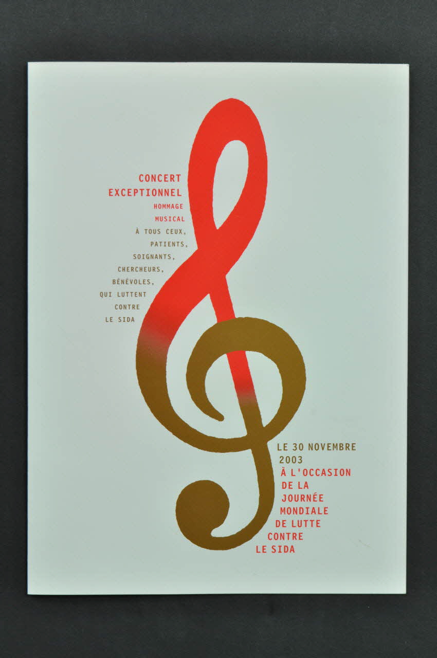 CRIPS (Centre régional d'information et de prévention du sida) CARTON D'INVITATION France Paris 2003/11/30 2008.4.5 Photo Mucem