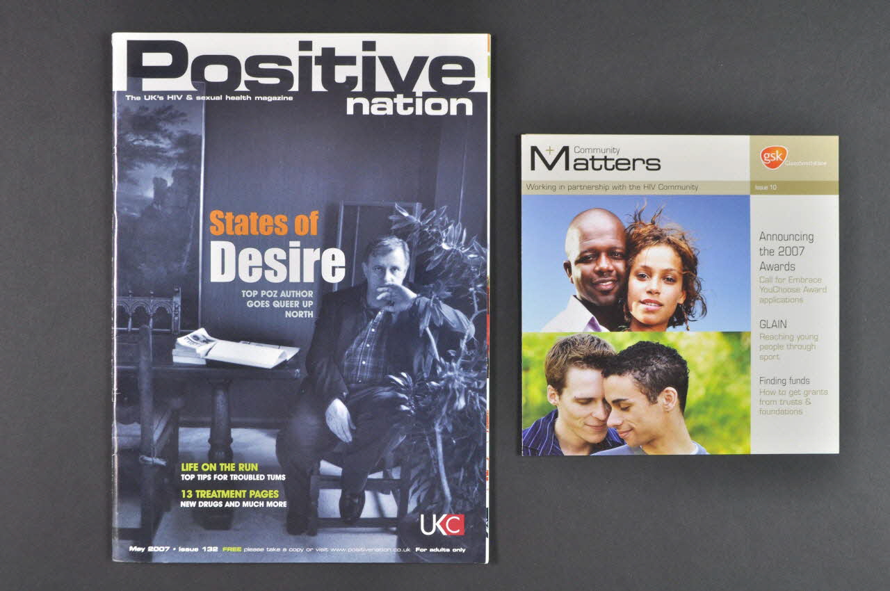 UK Coalition Of People Living With Hiv/Aids revue "States of desire" (Etats du désir) Grande Bretagne 2007/5 2008.5.5.1-2 Photo Mucem