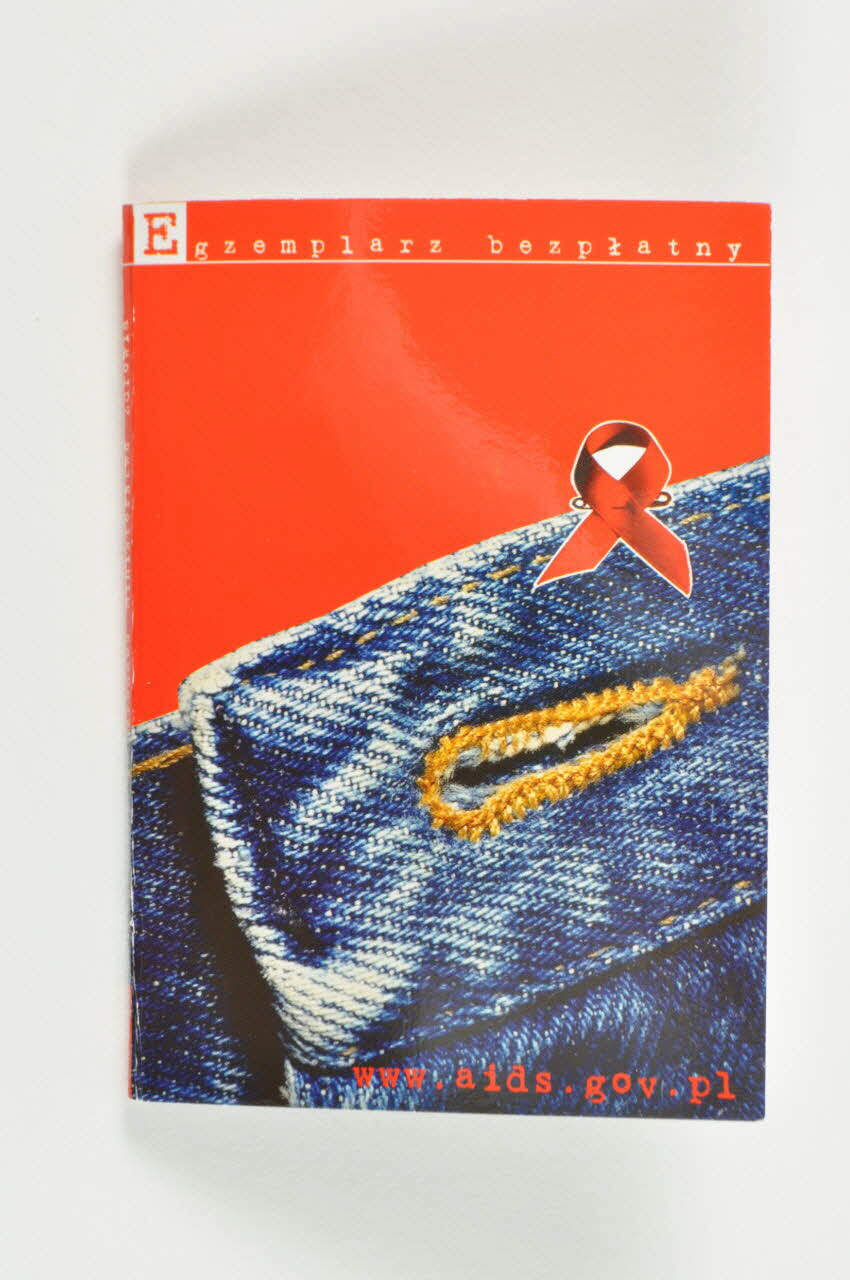 National Aids Center Enveloppe de préservatif "www.aids.gov.pl" Pologne 2006 2008.59.2 Photo Mucem