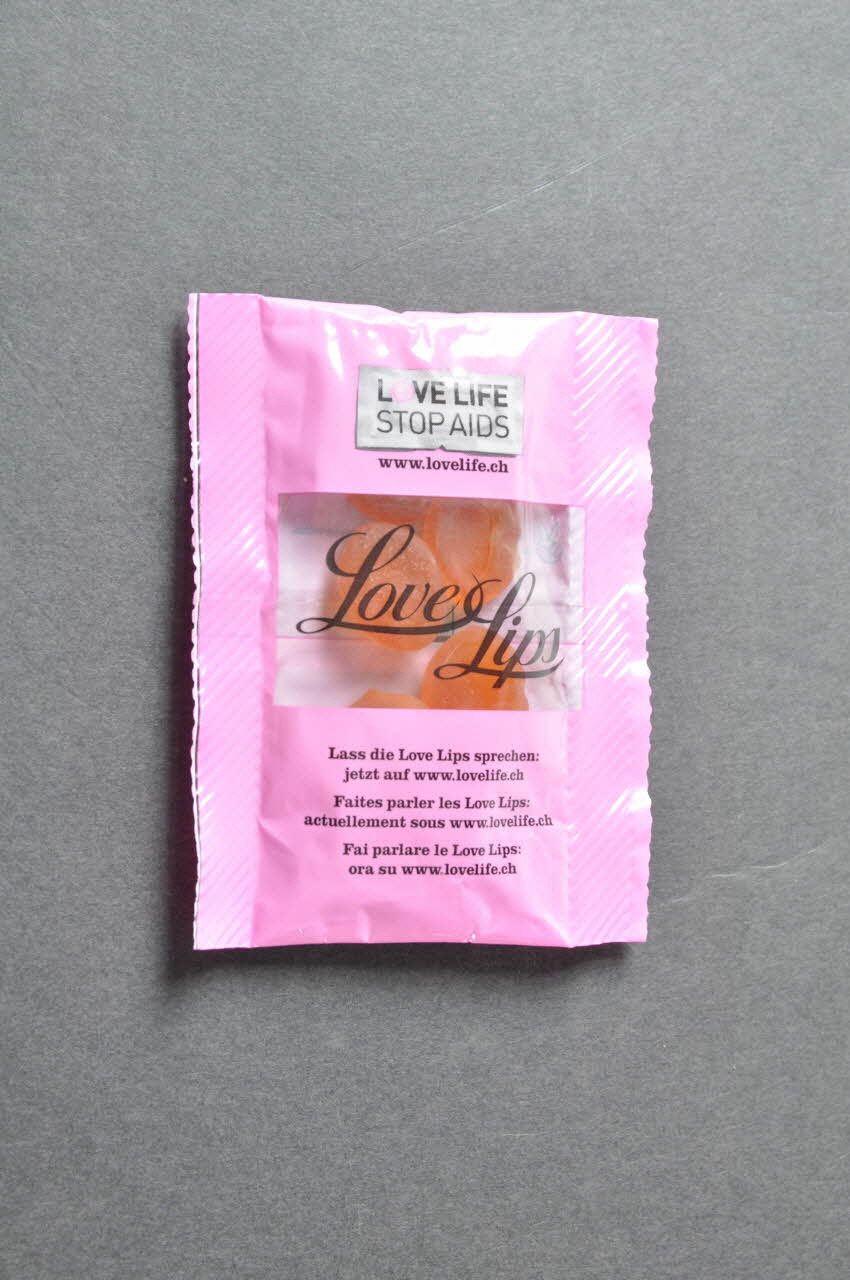 Office Fédéral De La Santé Publique, Campagne Love Paquet de bonbons Lorraine, France 2006 2008.60.1 Photo Mucem