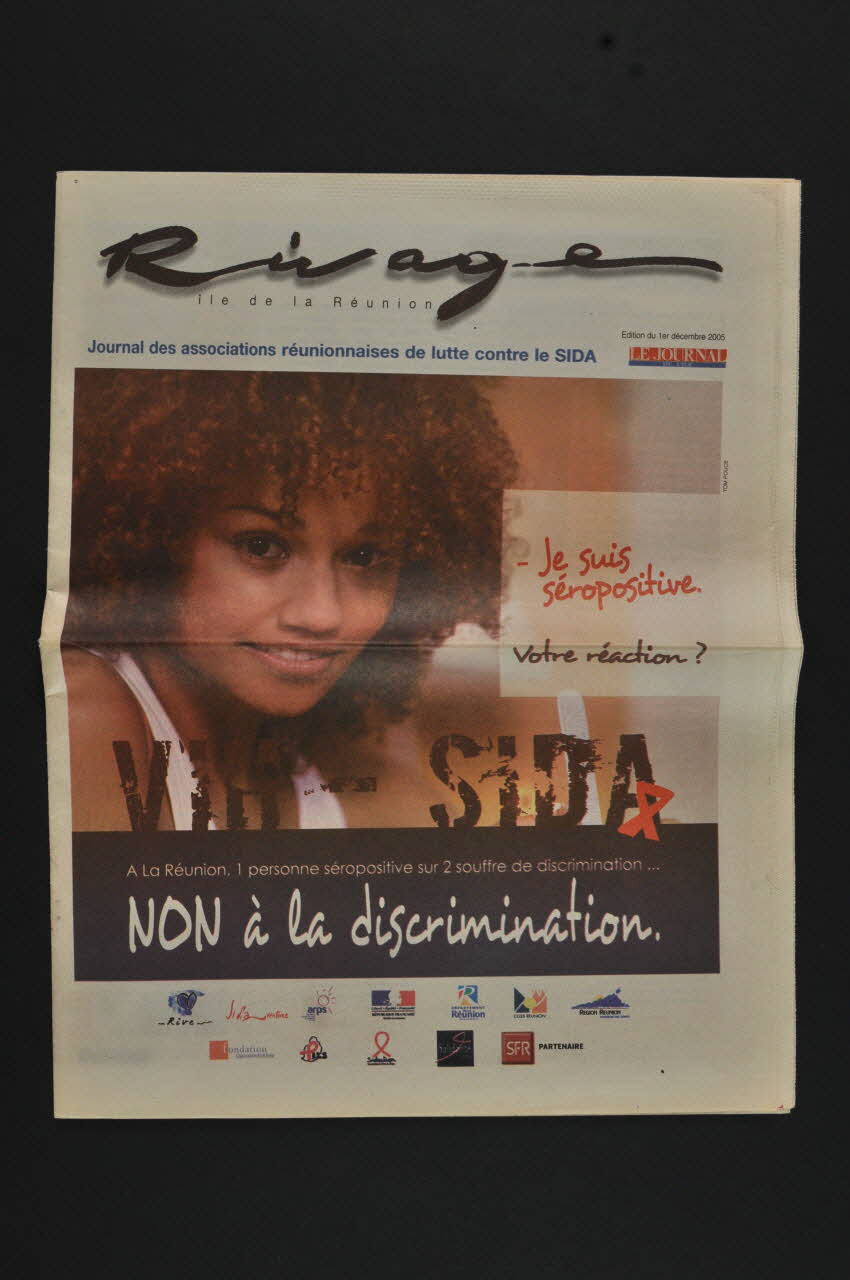 Associations Rive, Sidaventure, Arps, Sidaction Journal associatif Rivage La Réunion, France 2005 2008.62.2 Photo Mucem