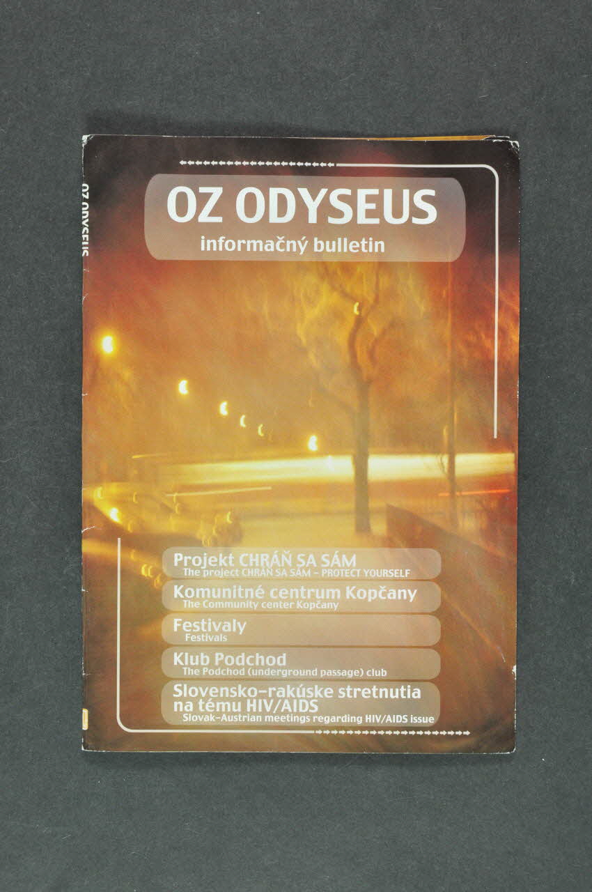 Odyseus Dépliant OZ Odyseus (5 dépliants dans un dossier) Slovaquie 2005 2008.64.14.1-6 Photo Mucem