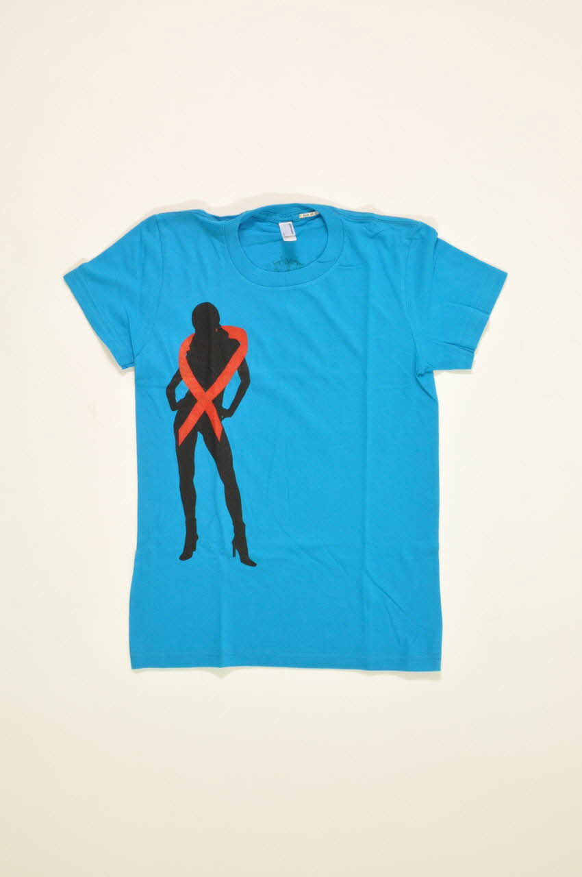 Tampep Tee shirt "Pour lutter contre le VIH, les travailleuses du sexe exigent le respect de leurs droits humains et droits du travail" International 2006 2008.64.2 Photo Mucem