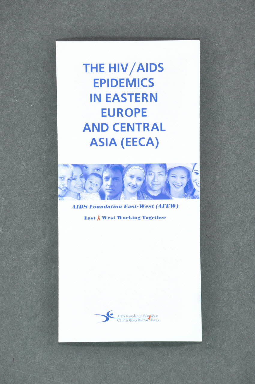 Aids Foundation East-West (AFEW) Dépliant "The HIV/Aids epidemics in eastern Europe and central Asia" (L'épidémie de VIH/sida en Europe de l'Est et en Asie centrale) Fédération de Russie 2006 2008.68.1 Photo Mucem