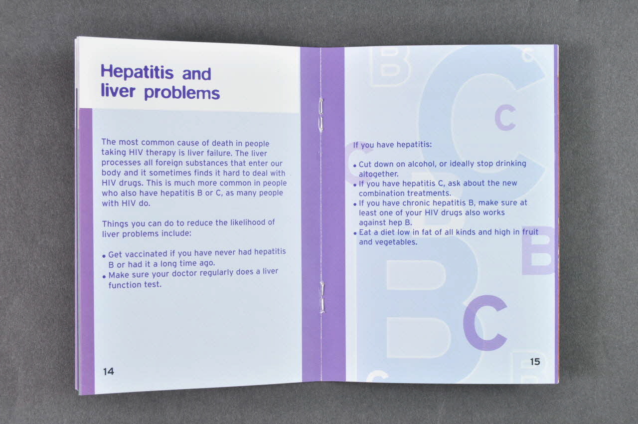UK Coalition Of People Living With Hiv/Aids BROCHURE "Live long and prosper. Long-term survival, age and HIV" (Vivre longtemps et en santé. Survivre à long terme, âge et VIH) Grande Bretagne 2006 2008.70.2 Photo Mucem