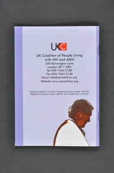 UK Coalition Of People Living With Hiv/Aids BROCHURE "Live long and prosper. Long-term survival, age and HIV" (Vivre longtemps et en santé. Survivre à long terme, âge et VIH) Grande Bretagne 2006 2008.70.2 Photo Mucem