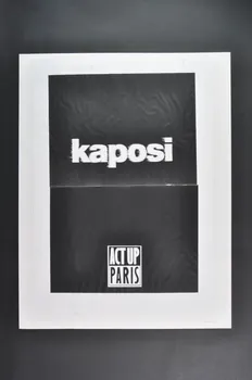 Act Up-Paris Pancarte double face kaposi / lymphomes France 1996 2008.9.24  Photo Mucem