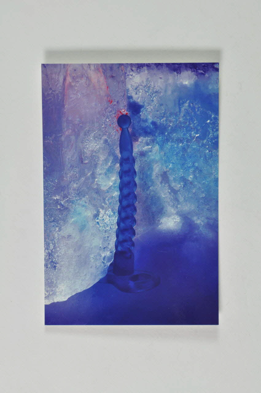 carte postale "Godemichet et bloc de glace". Photo Laurette Wittner (pour genre) Rhône-Alpes, France 2005 2007.13.10 Photo Mucem