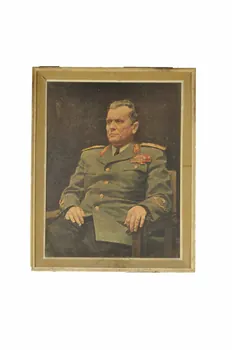 tableau Portrait deTito en costume militaire 2007.144.1  Photo Mucem