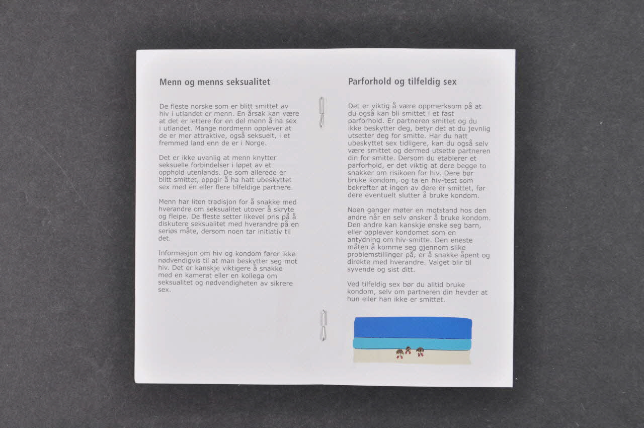 BROCHURE "God reise til utlaandet"  (Bon voyage vers l'outremer) ?? 2007.19.20 Photo Mucem