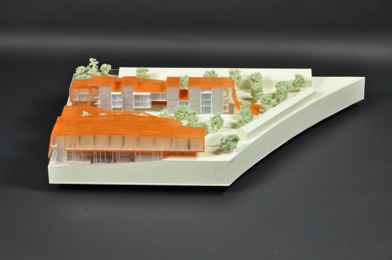 N!Studio maquette d'architecture Maquette du concours d'architecture pour le Centre de Conservation du Mucem France 2004 2017.42.11 Photo Mucem