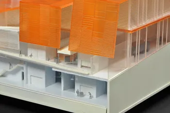 N!Studio maquette d'architecture Maquette du concours d'architecture pour le Centre de Conservation du Mucem France 2004 2017.42.11  Photo Mucem