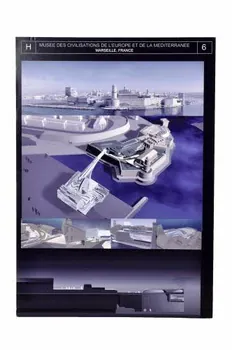 Zaha Hadid panneau Projet du concours d'architecture pour le Mucem J4 France 2002 2017.42.5.5 Photo Mucem