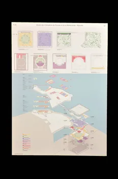 Patrick Berger ; Jacques Anziutti panneau Projet du concours d'architecture pour le Mucem J4 France 2002 2017.42.6.4 Photo Mucem