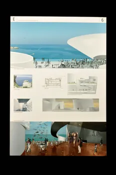 Steven Holl ; André Jollivet panneau Projet du concours d'architecture pour le Mucem J4 France 2002 2017.42.7.8 Photo Mucem