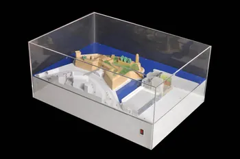OMA ; Rem Koolhaas ; Julien Monfort maquette d'architecture Maquette du concours d'architecture pour le Mucem J4 France 2002 2017.42.9.1-2 Photo Mucem
