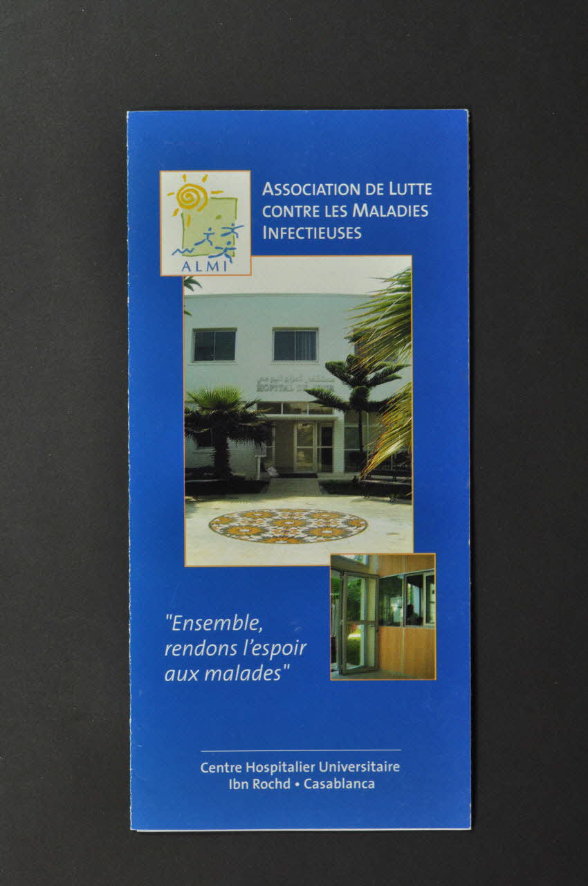 Dépliant "Association de lutte contre les maladies infectieuses" 2007.36.10 Photo Mucem