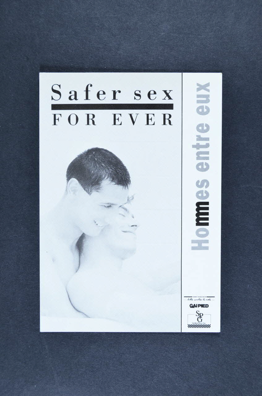 carte postale "Safer sex FOR EVER" 2007.66.105 Photo Mucem