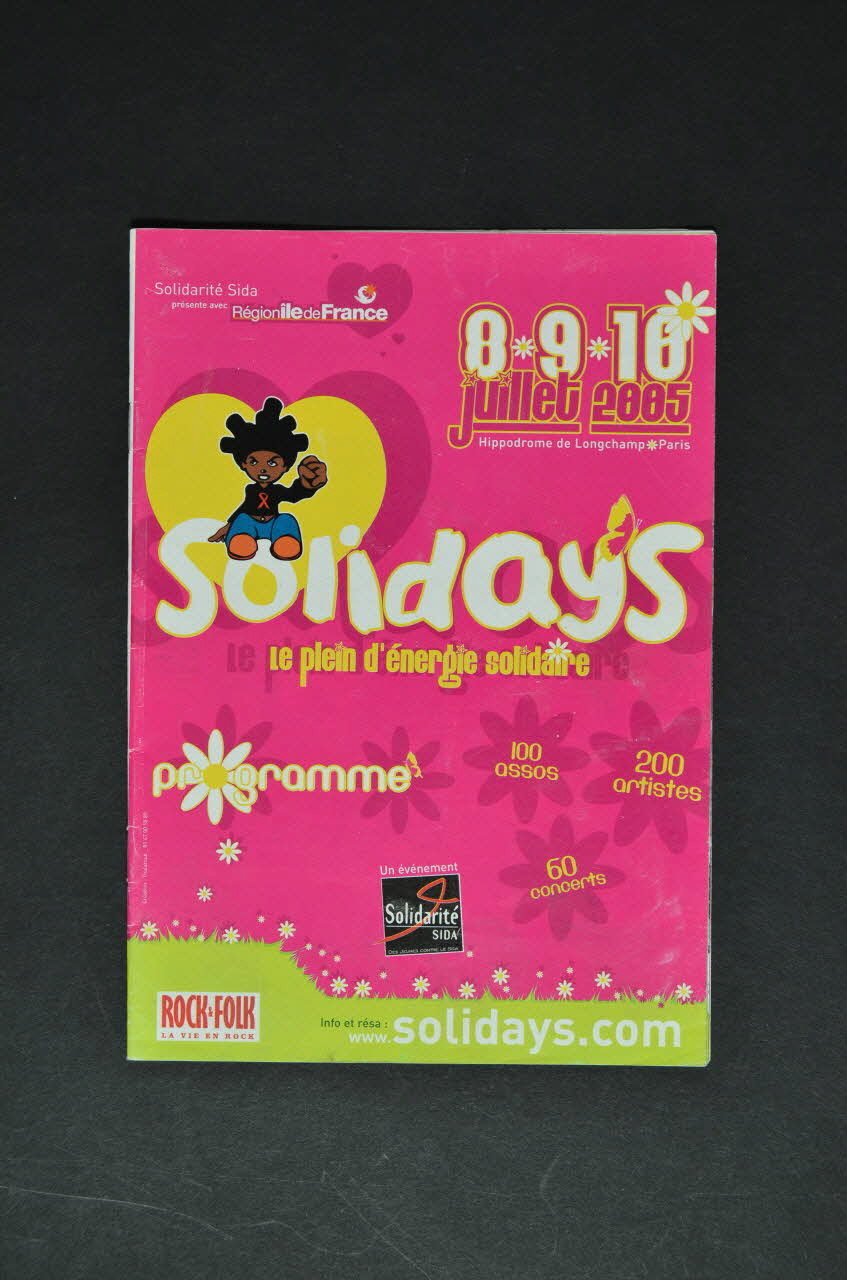 Solidarité Sida BROCHURE France 2005/7 2007.66.113  Photo Mucem