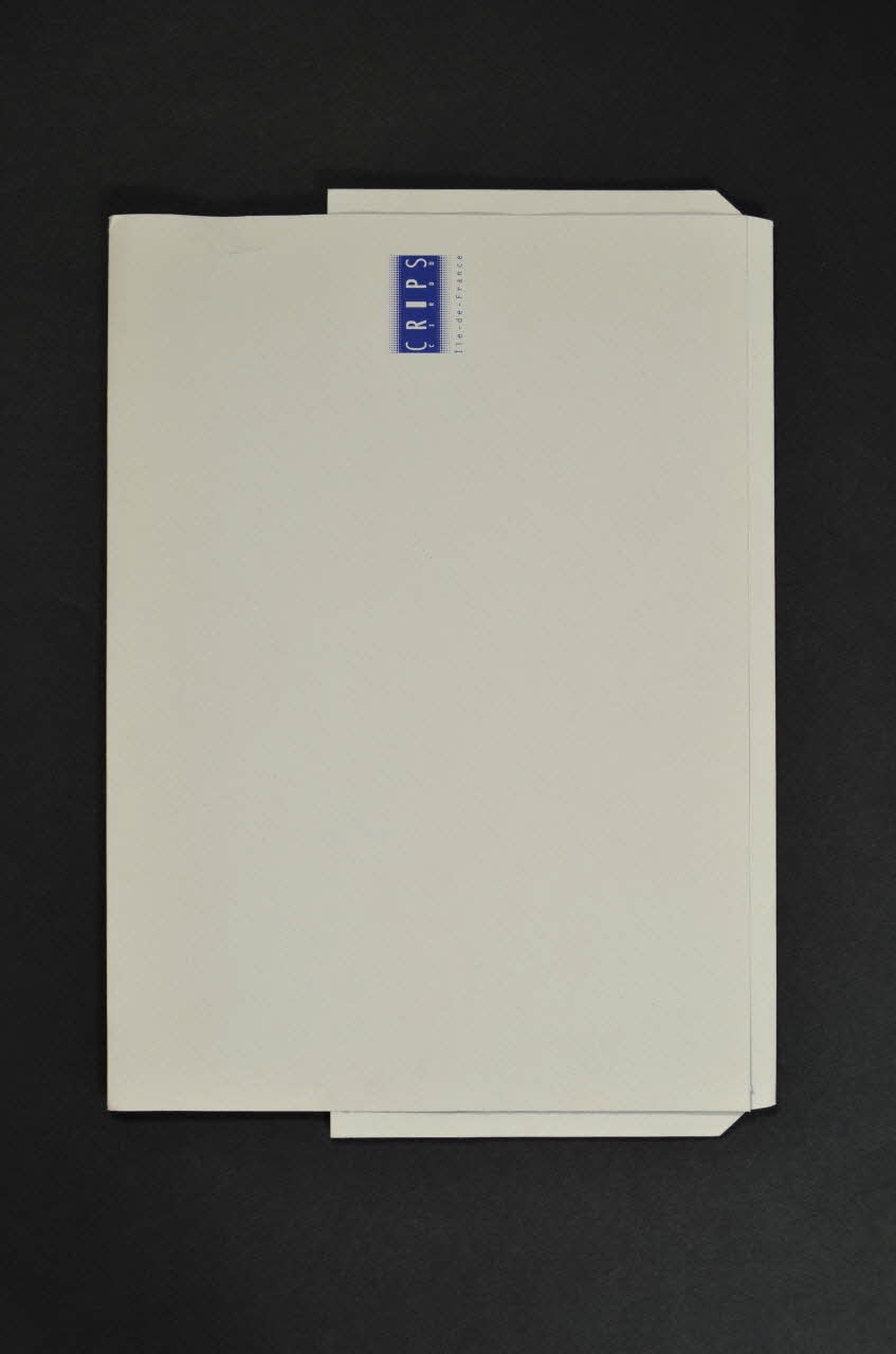 CRIPS (Centre régional d'information et de prévention du sida) pochette 66 ème rencontre du CRIPS : Le dépistage du VIH : Nouveaux enjeux? Nouvelles pratiques ? France 2007/2 2007.66.134.1 Photo Mucem