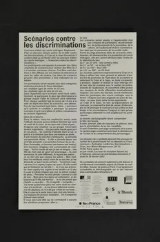 CRIPS (Centre régional d'information et de prévention du sida) flyer Scénarios contre les discriminations France 2007/2 2007.66.134.2  Photo Mucem