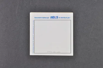 AIDES Dépliant "Fixer propre" France 1995 2007.66.62  Photo Mucem