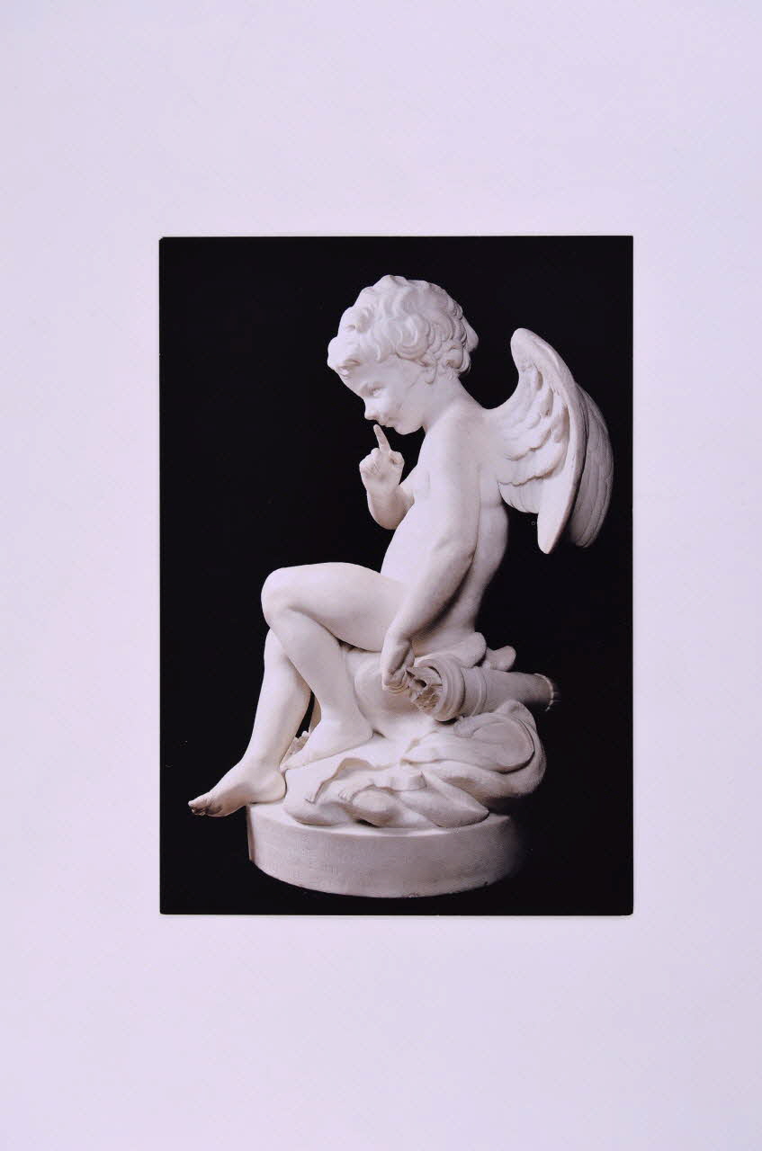 Commission Sociale De La Réunion Des Musées carte postale 1er décembre 2005. Journée mondiale de lutte contre le sida. La Réunion des Musées Nationaux poursuit son engagement. / Etienne Maurice Falconet. L'amour menaçant France 2005 2007.66.74 Photo Mucem