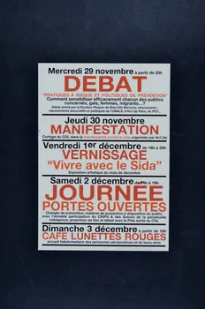 Centre Lgbt Paris Idf INVITATION du 29 novembre au 2 décembre. Journée mondiale de lutte contre le sida France 2006/11 2007.66.83 Photo Mucem