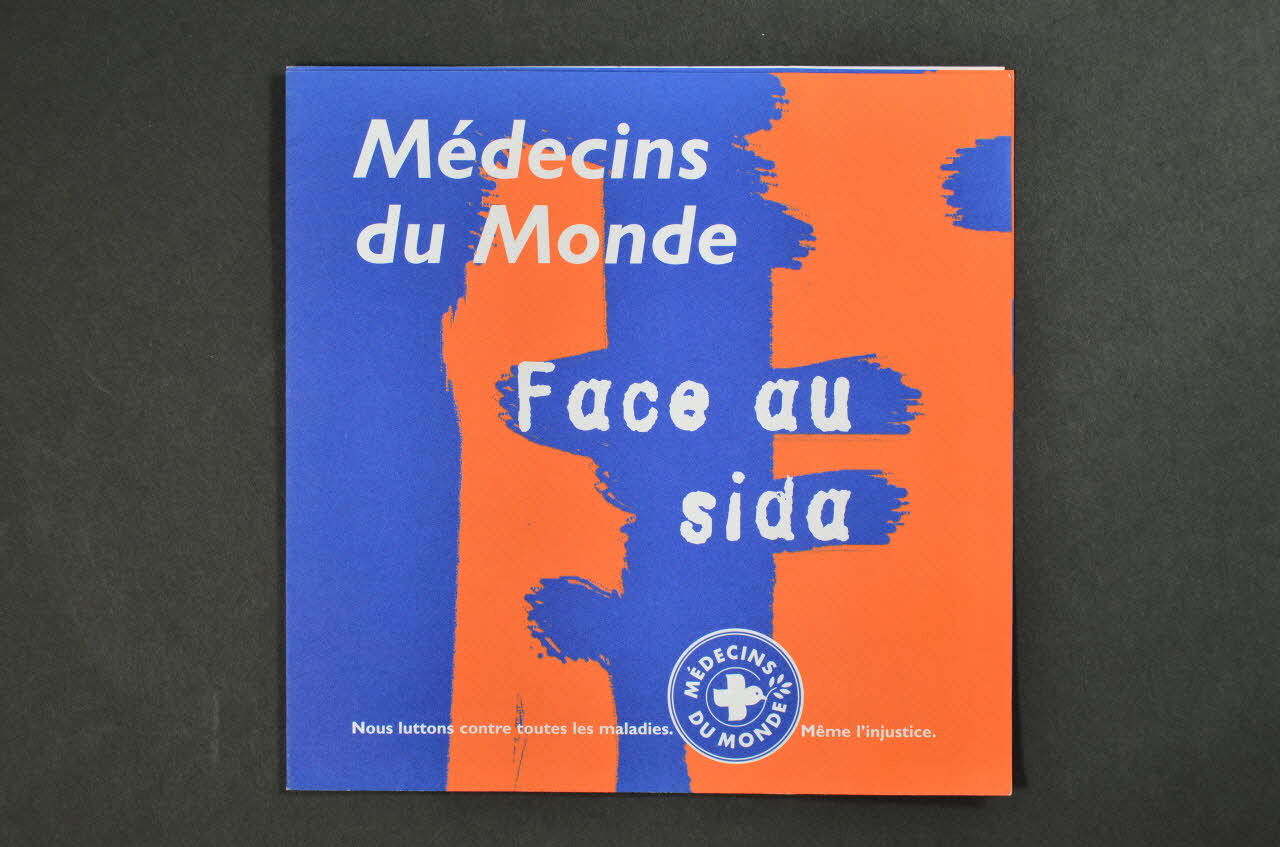 Médecins Du Monde Dépliant "Médecins du Monde face au sida" International 2002/7 2007.66.89 Photo Mucem