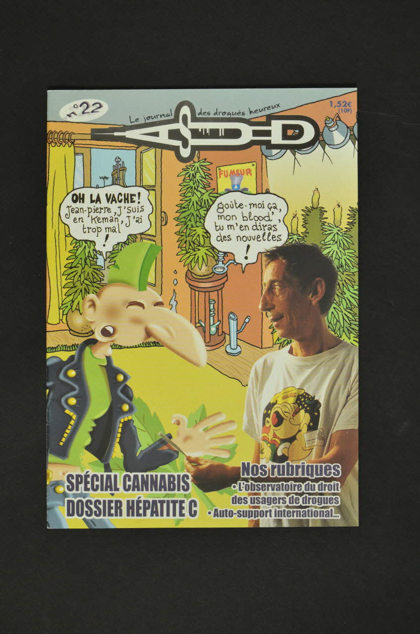 revue ASUD Journal, n° 22 Spécial Cannabis / Dossier hépatite C 2007.68.19 Photo Mucem
