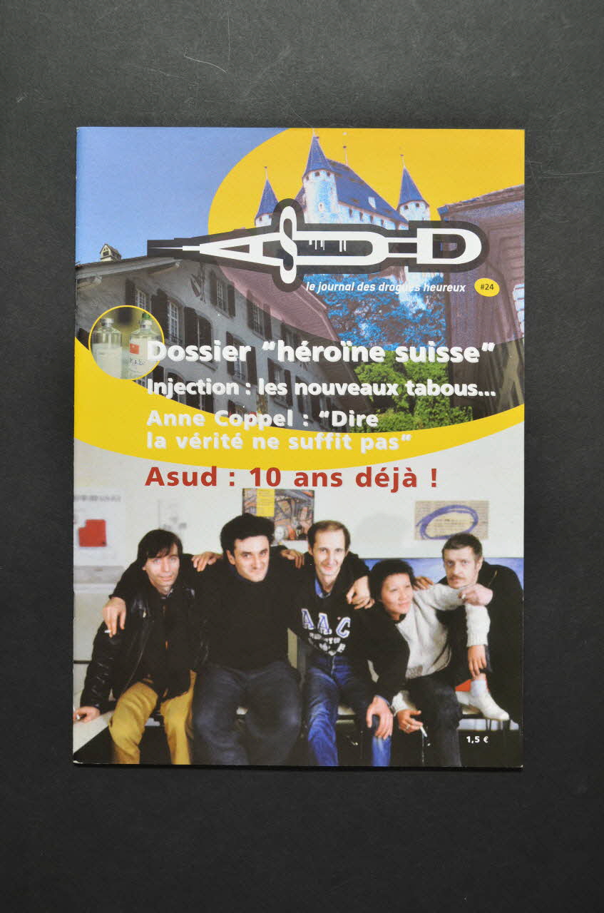 Asud revue Dossier : héroïne suisse France 2002 2007.68.21 Photo Mucem