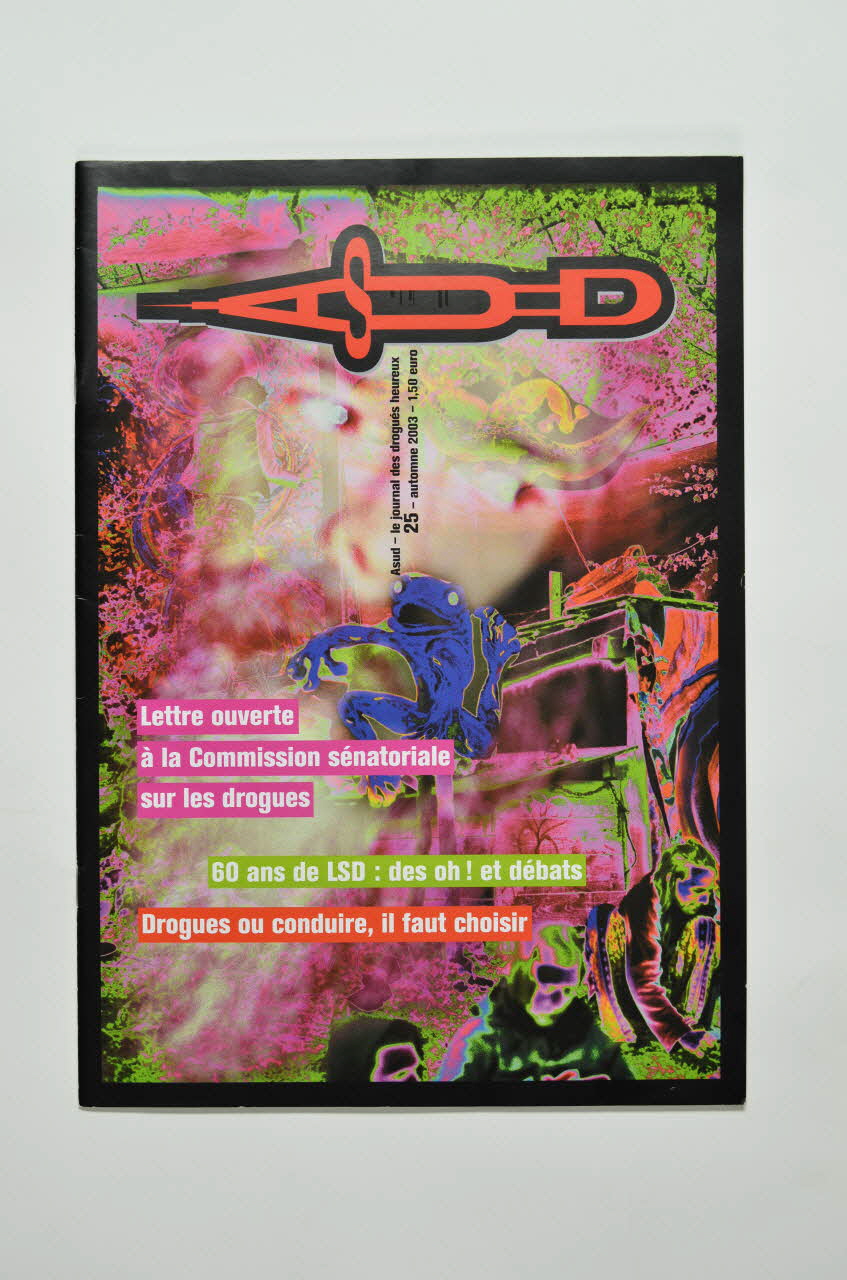 Asud revue Lettre ouverte à la Commission sénatoriale sur les drogues France 2003 2007.68.22 Photo Mucem