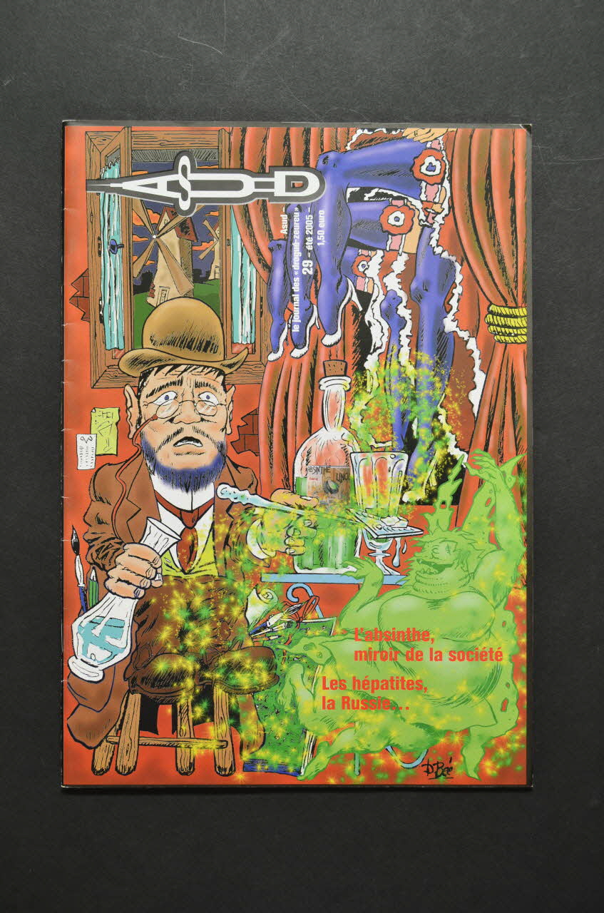 Asud journal L'absinthe, miroir de la société France 2005 2007.68.26 Photo Mucem