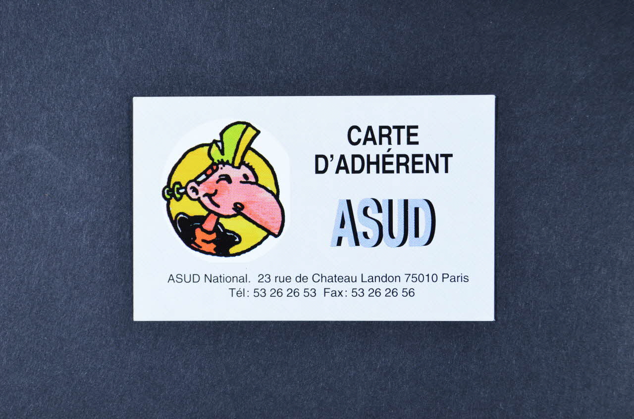 Carte d'adhérent 2007.68.7 Photo Mucem