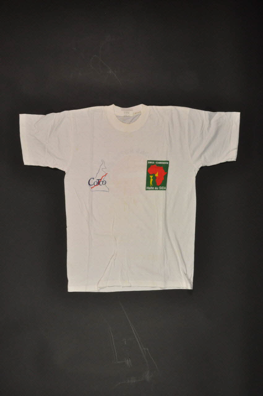 Tee shirt Halte au sida 2007.72.19 Photo Mucem