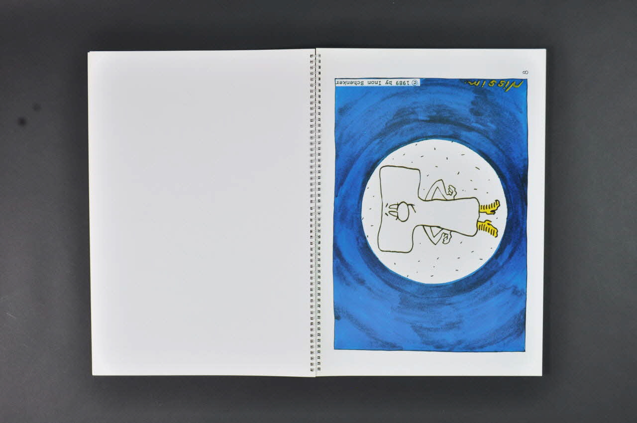 Jerusalem Aids Project BROCHURE planches utilisées par les professeurs pour l'information sur le sida (population israélo-arabe), signées Inon Schenker 1989 Israel 1989 2007.75.11 Photo Mucem