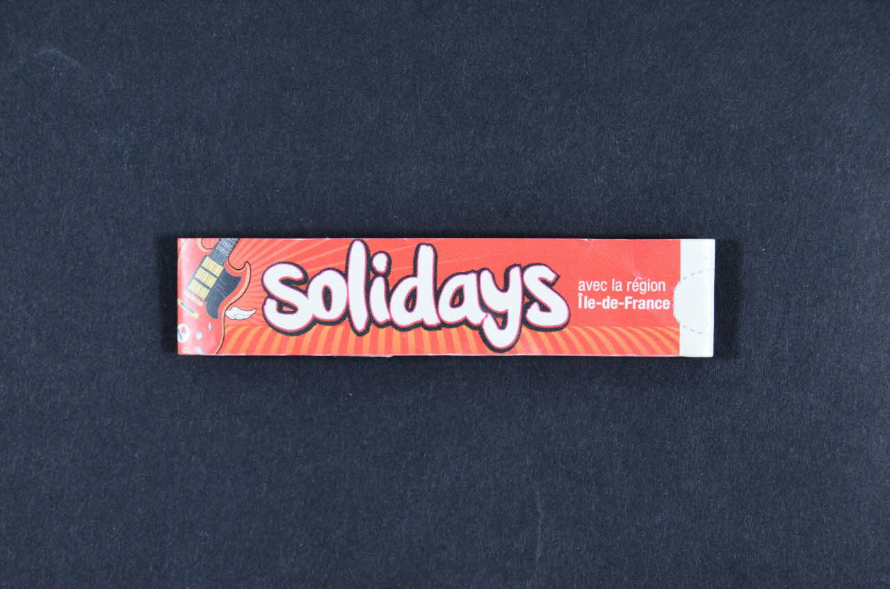 Solidarité Sida bracelet France 2007/7 2007.77.12 Photo Mucem