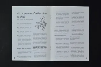 Mouvement Français pour le Planning Familial BROCHURE "Réduction des risques sexuels" France 2005/6 2007.77.146 Photo Mucem