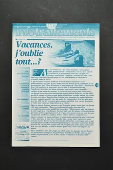 Actions Traitements revue "Vacances, j'oublie tout...?" France 2005/7 2007.77.153  Photo Mucem