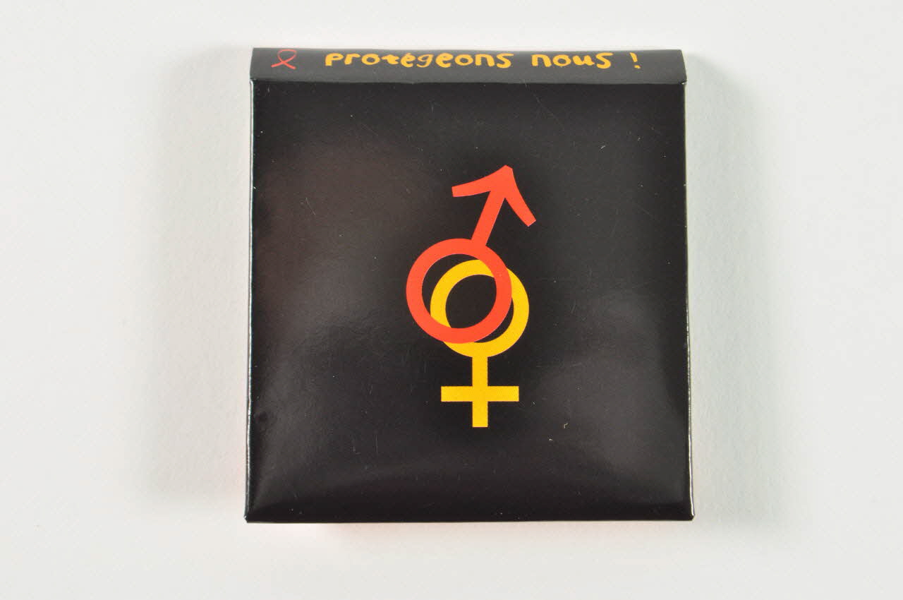 Solidays Préservatif "Invitation pour deux personnes" France 2006 2007.77.185.1-2 Photo Mucem