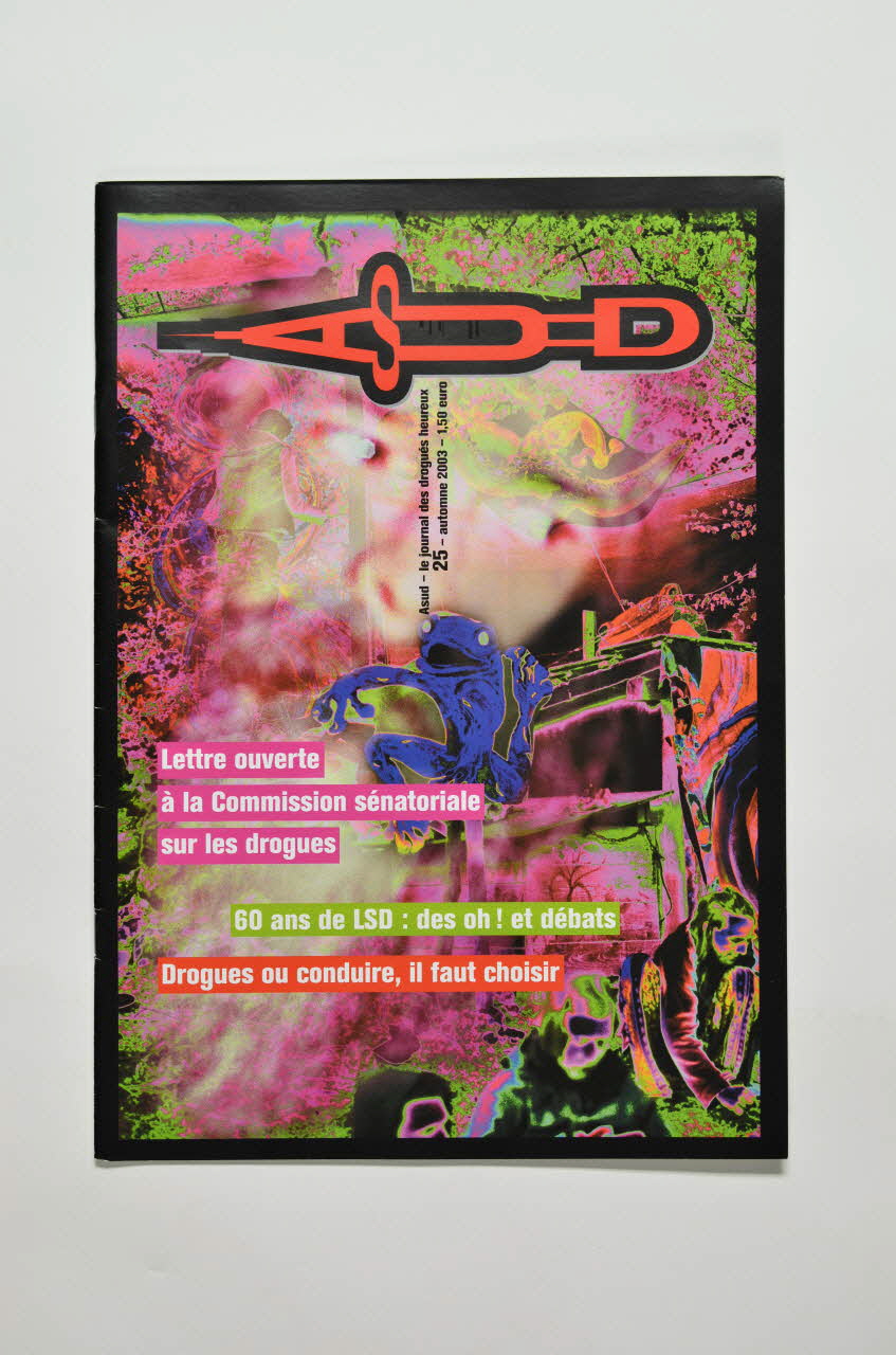 Association ASUD revue Lettre ouverte à la Commission sénatoriale sur les drogues France 2003 2007.77.231 Photo Mucem