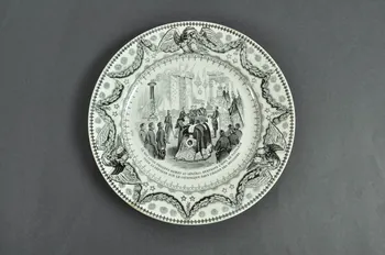 Lebeuf Milliet Et Cie assiette plate Picardie, France 1840 1939.69.17 Photo Mucem